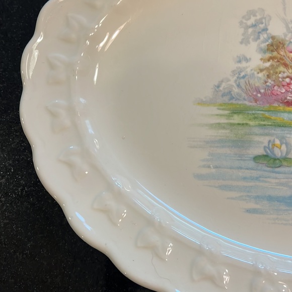 Taylor Smith Taylor - Victorian Decorative Plate 11.5" x 8.5" - Picture 5 of 7